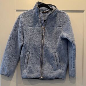 The north face kids girls fuzzy zip up jacket